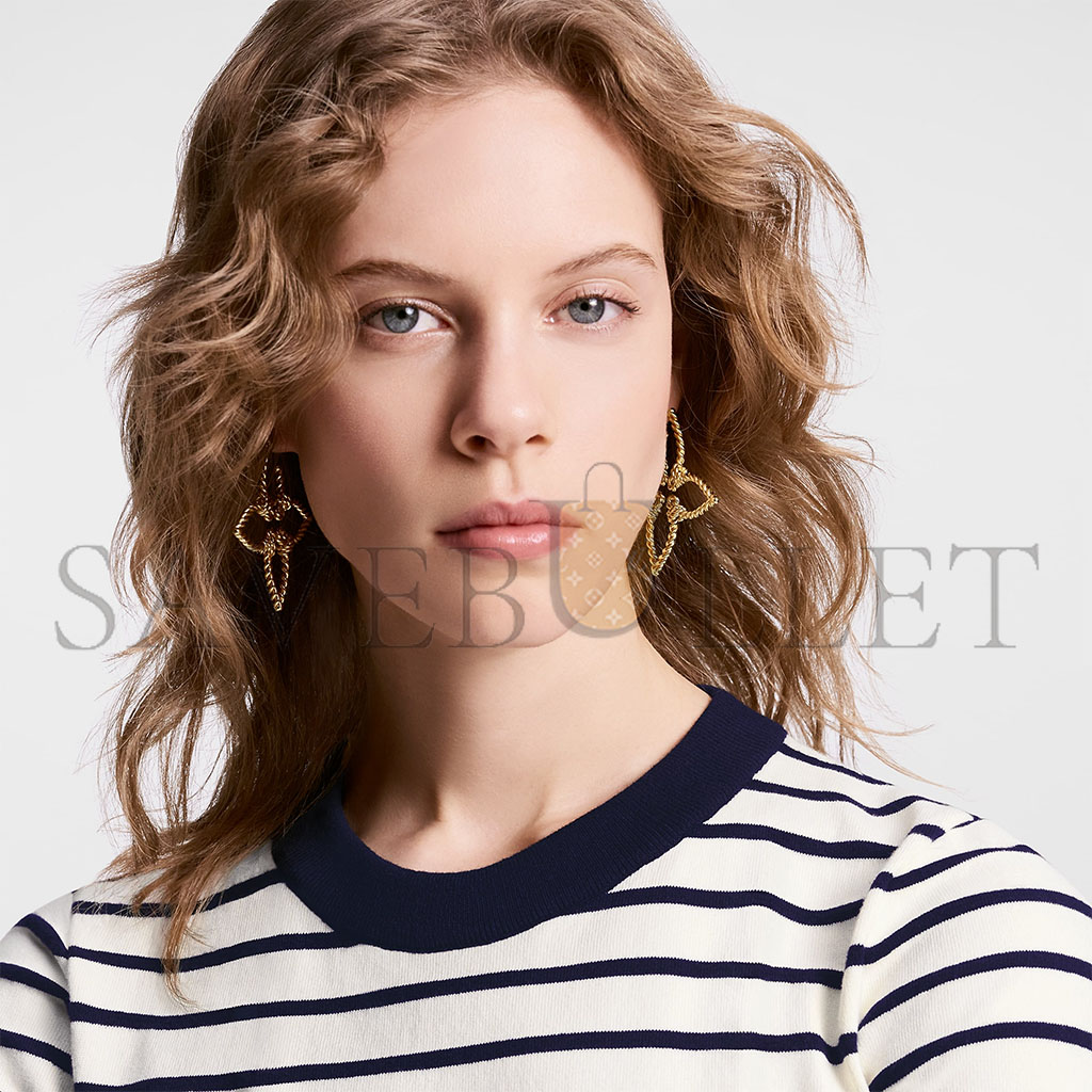 LOUIS VUITTON NAUTICAL EARRINGS M01848